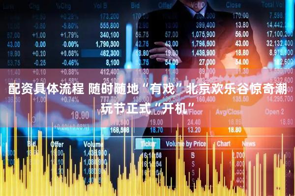 配资具体流程 随时随地“有戏”北京欢乐谷惊奇潮玩节正式“开机”